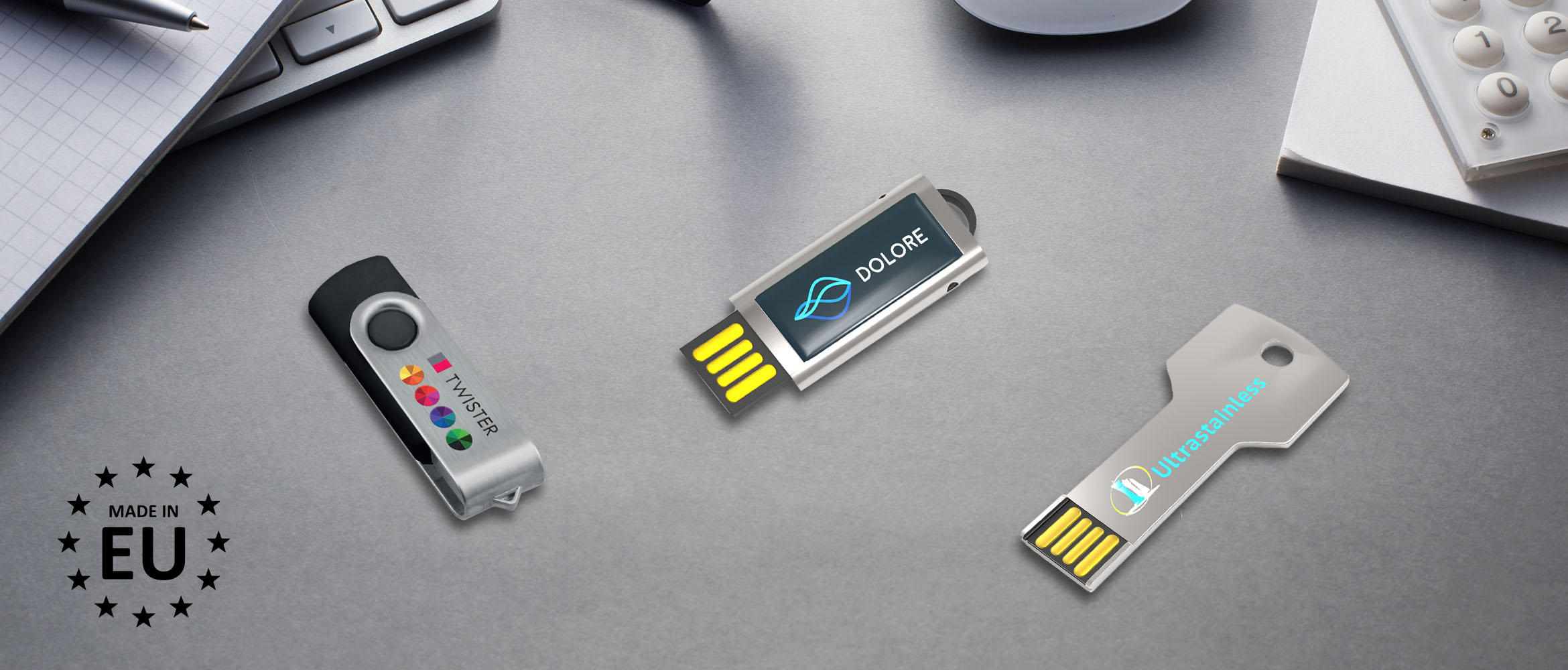 USB Sticks  With Deonet's USB Sticks you never have to worry about losing your most important files.