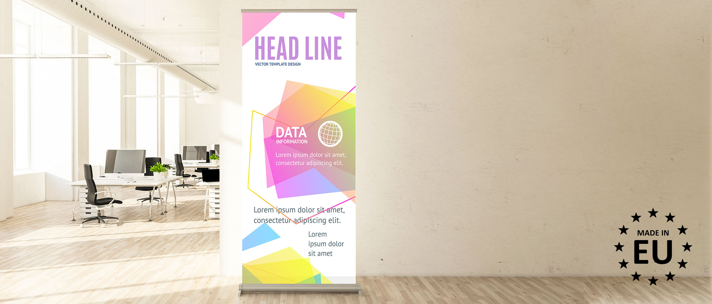 Banners  Stand out with a personalised banner! Use the banner to communicate an important promotion or message.