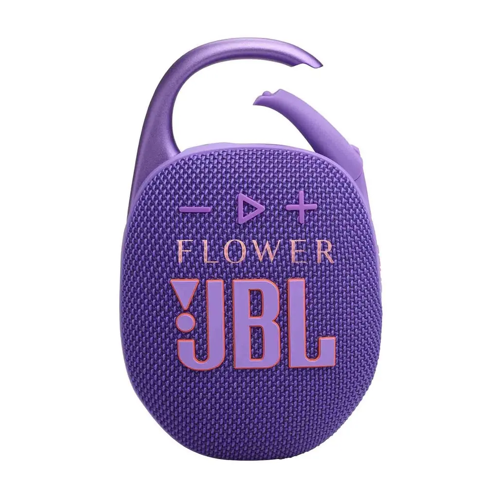 JBL Clip 5 Battery life of 12+ hours Portable and compact design IP67 water and dustproof Playtime boost and multi-point connection Personalise with a full-colour print, engraving and a sleeve JBL Clip 5 Battery life of 12+ hours Portable and compact design IP67 water and dustproof Playtime boost and multi-point connection Personalise with a full-colour print, engraving and a sleeve