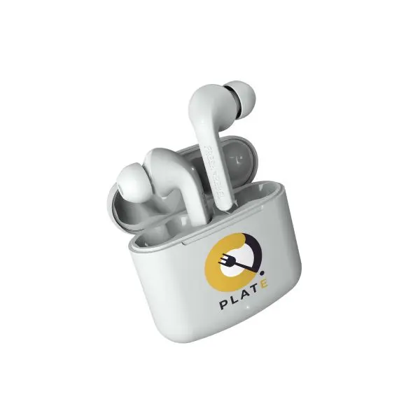 Fresh 'n Rebel Twins Fuse Dual Master (left and right earbud can be used individually) Touch control and voice assistant Battery life of 30 hours 3 sizes of soft in-ear plugs Personalisation with a print in full colour and a sleeve Fresh 'n Rebel Twins Fuse Dual Master (left and right earbud can be used individually) Touch control and voice assistant Battery life of 30 hours 3 sizes of soft in-ear plugs Personalisation with a print in full colour and a sleeve