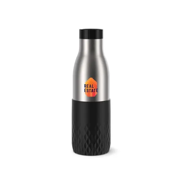 Tefal Bludrop Sleeve 0.5L  12h hot - 24h cold 100% leak-proof Silicone sleeve Stainless steel Personalisation with an engraving, a full color print and a sleeve
