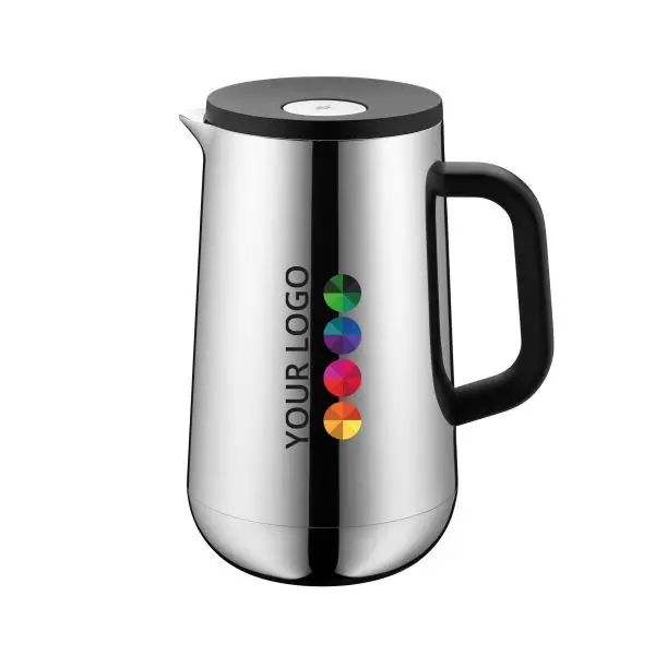 WMF Insulation Tea Jug 1L Impulse Holds 1L of tea Timeless design Automatic closure Personalisation with a full colour print, engraving and sleeve WMF Insulation Tea Jug 1L Impulse Holds 1L of tea Timeless design Automatic closure Personalisation with a full colour print, engraving and sleeve