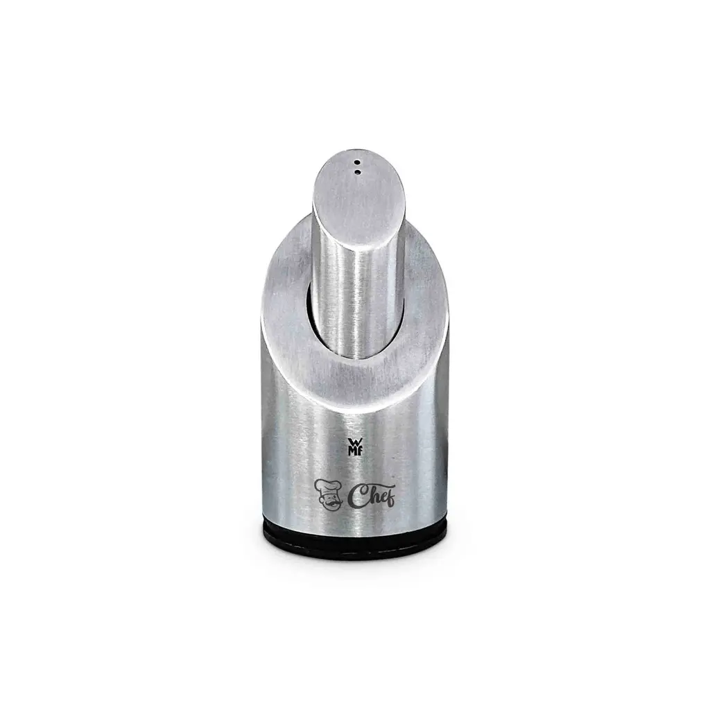 WMF Salt and Pepper Shaker Set Two in One Silver  Compact 2-in-1 Made of Cromargan® Dishwasher proof  Personalisation with an engraving and a sleeve
