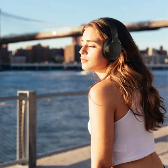 Cut yourself off from the world for a while with Over-Ear Headphones. These headphones fall completely over your ears, cutting off ambient noise almost completely, so you can enjoy your favourite music even more.