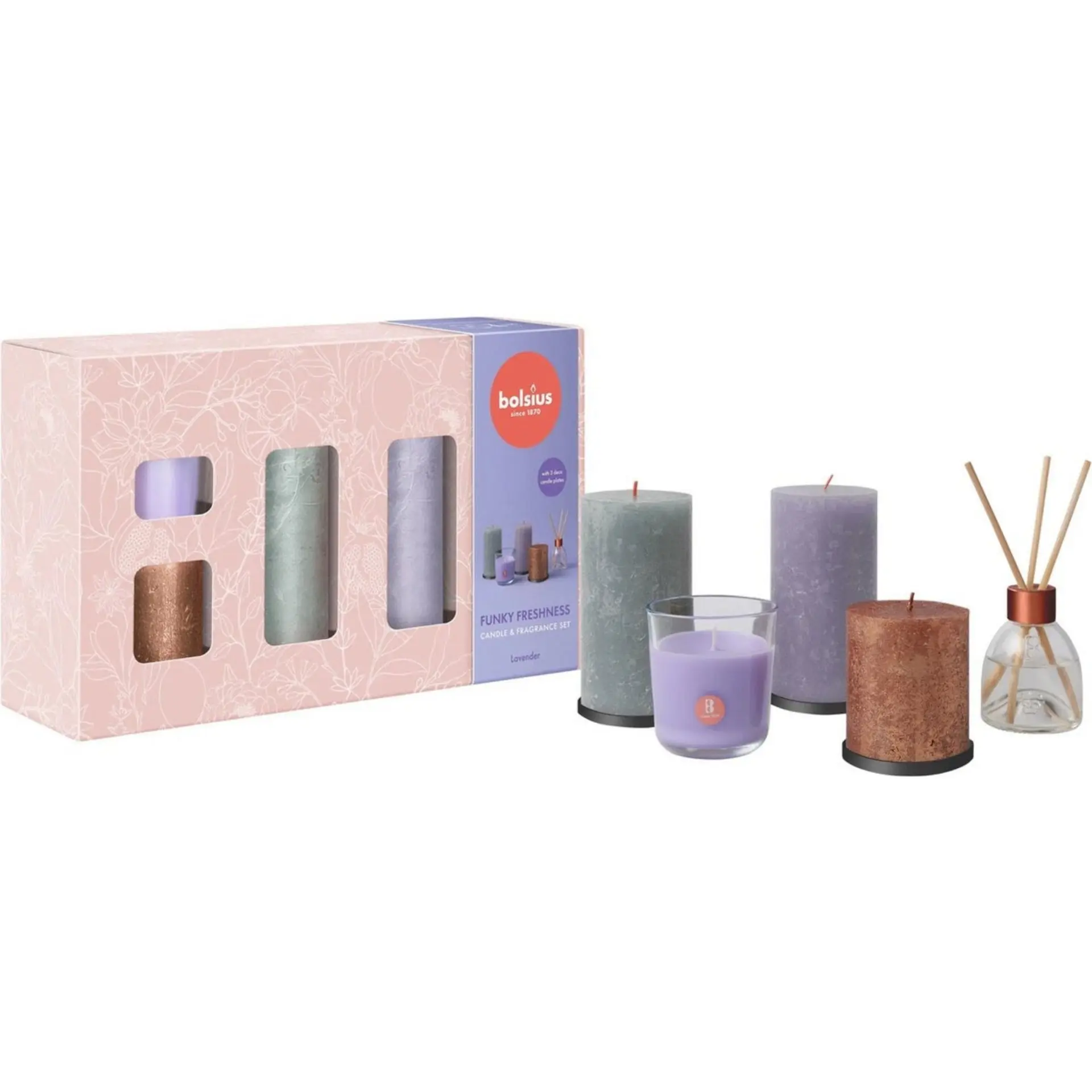 Bolsius Gift Set Large Funky Freshness