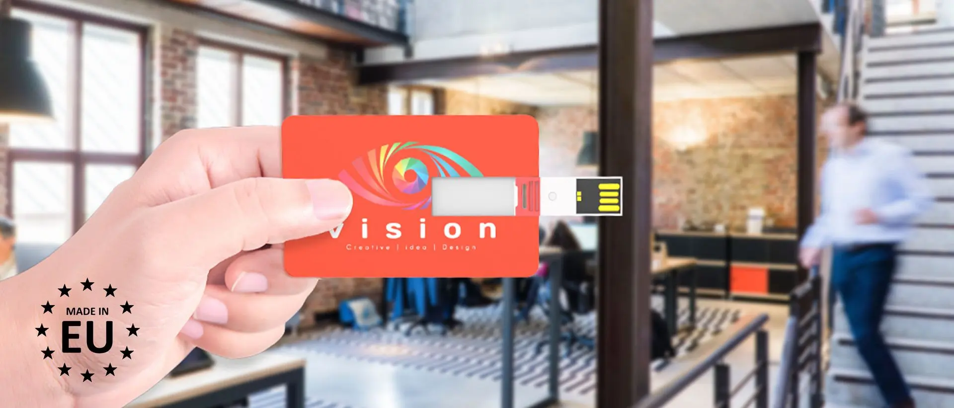 USB Cards  The flattest USB yet, but with as much storage as you're used to.