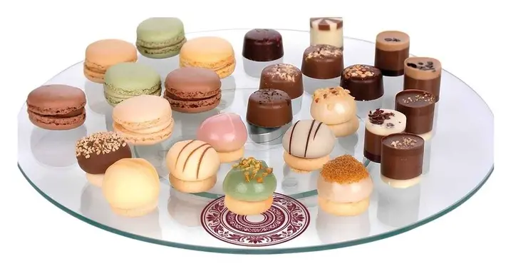 ALPINA ROTATING CAKE PLATE GLASS Ø32.2CM