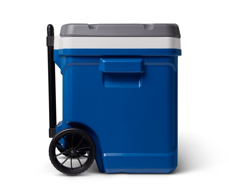 Igloo Latitude 60 Roller Cooler 56L side view Blue.jpg