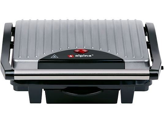 ALPINA Contact Grill 1000W Silver black front.jpg