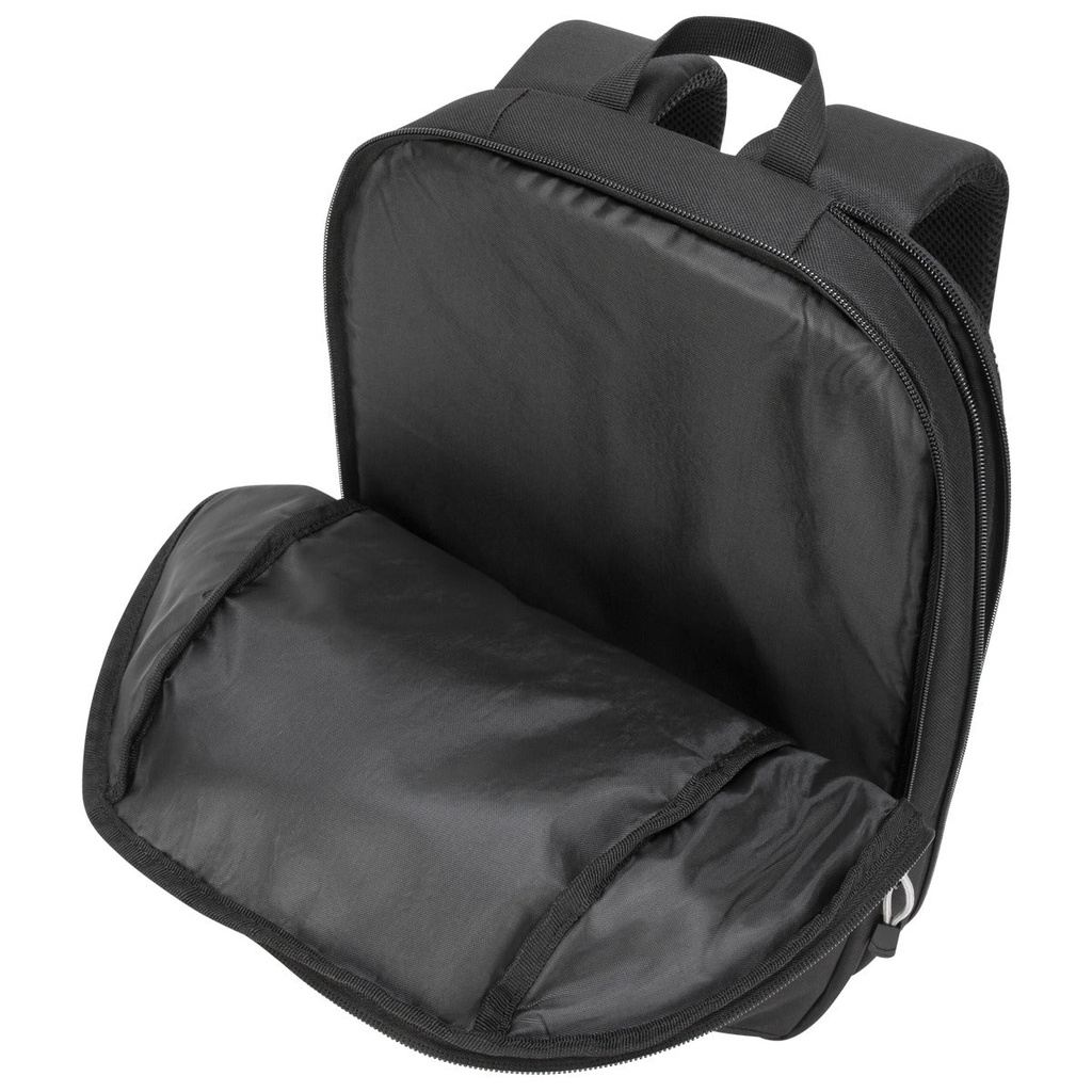 Targus 15.6 Intellect Essentials Backpack (Black) open.jpg