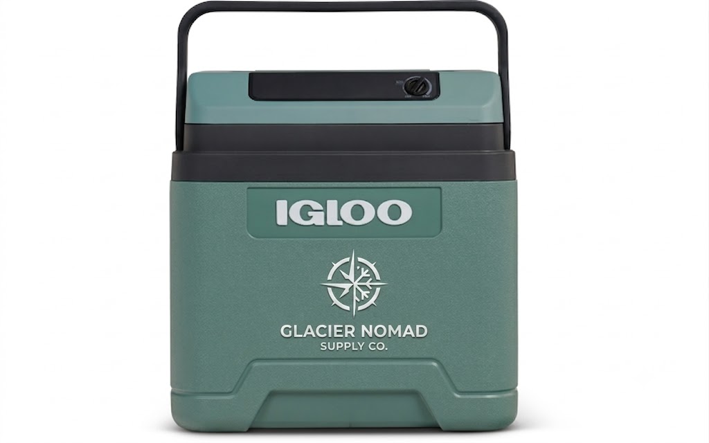 Igloo IE27 Electric Cooler green personalised.jpg