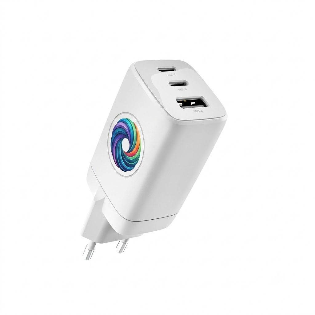 Fresh n Rebel 67W PD Wall Charger Ice Grey personalised.jpg