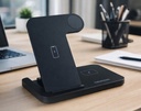 GRUNDIG Wireless Charger 3-in-1 160x150x15mm on table black.jpg