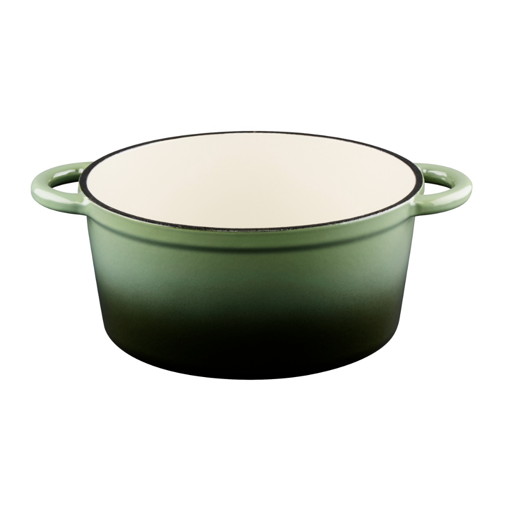 ALPINA Casserole 24cm 3.8L green open.jpg
