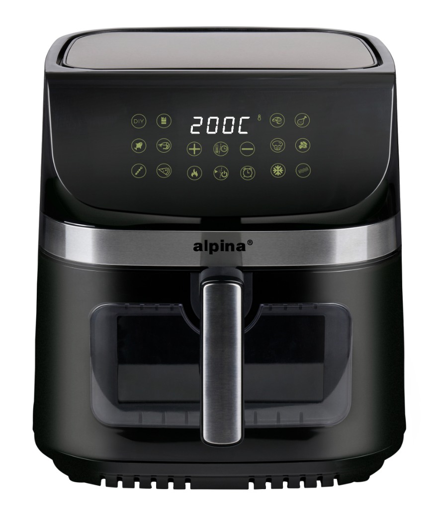 ALPINA Air fryer 9L 1800W black front.jpg