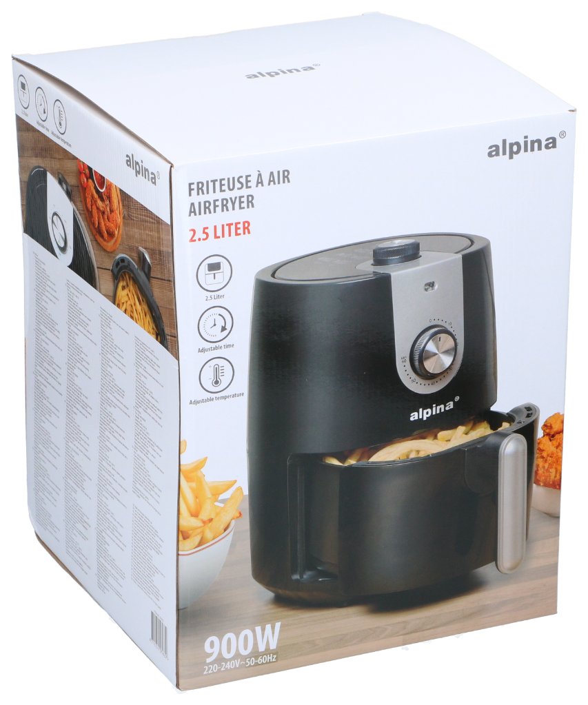 ALPINA Air Fryer 2.5L 900W 230V black in box.jpg