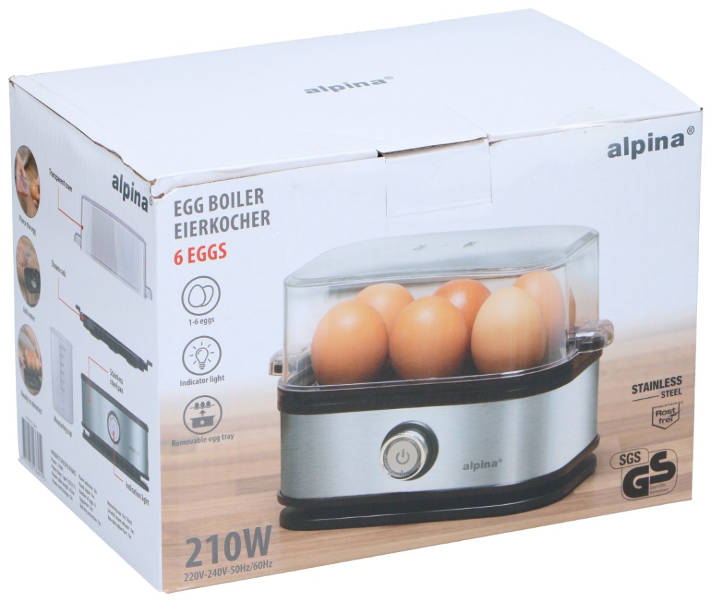ALPINA Egg Boiler 230V 210W silver in box.jpg
