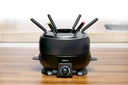 ALPINA Fondue Set 800W 2.3L Electric Black on table.jpg