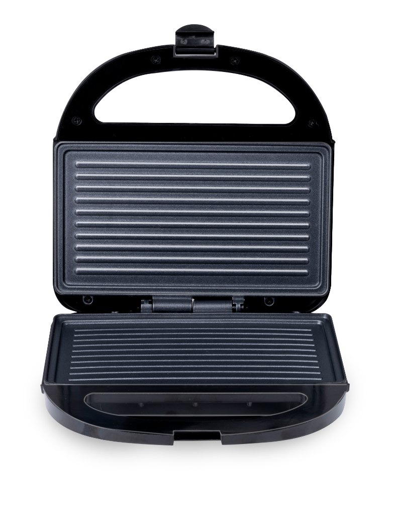 ALPINA Sandwich Maker 750W Contact Grill black open.jpg
