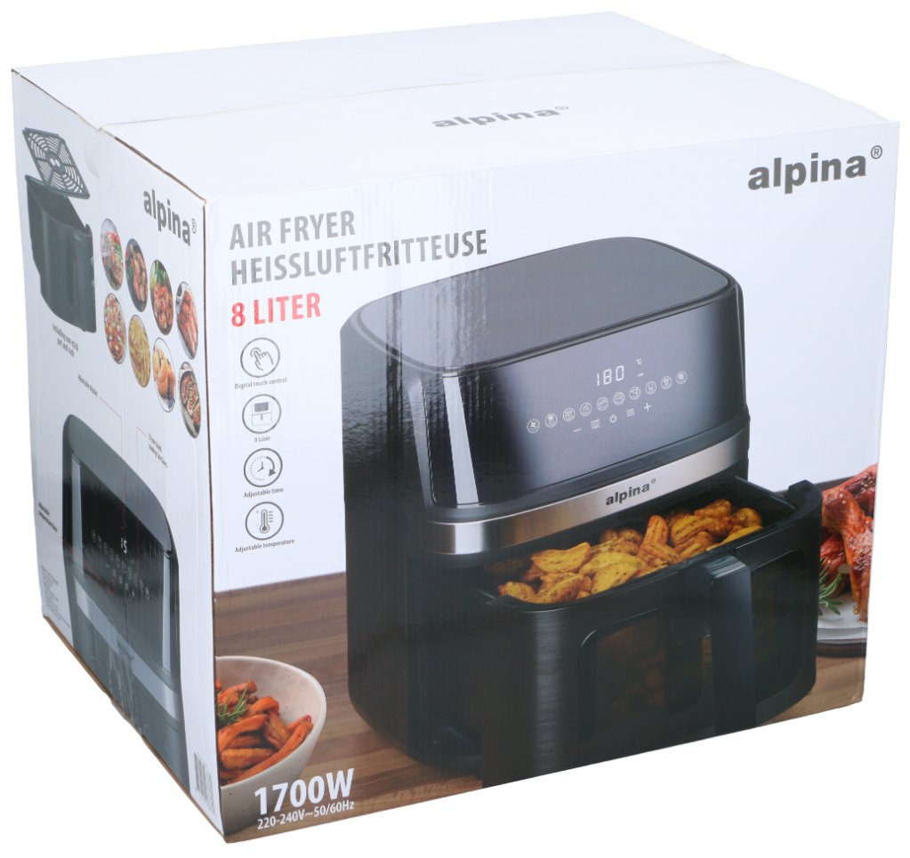 ALPINA Air Fryer 8L 1700W 230V black in box.jpg