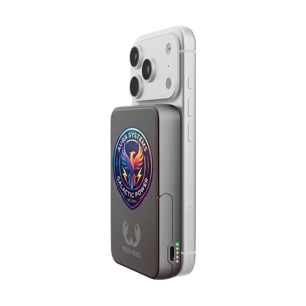 Fresh 'n Rebel Magnet Wireless Powerbank 10000 mAh Storm Grey