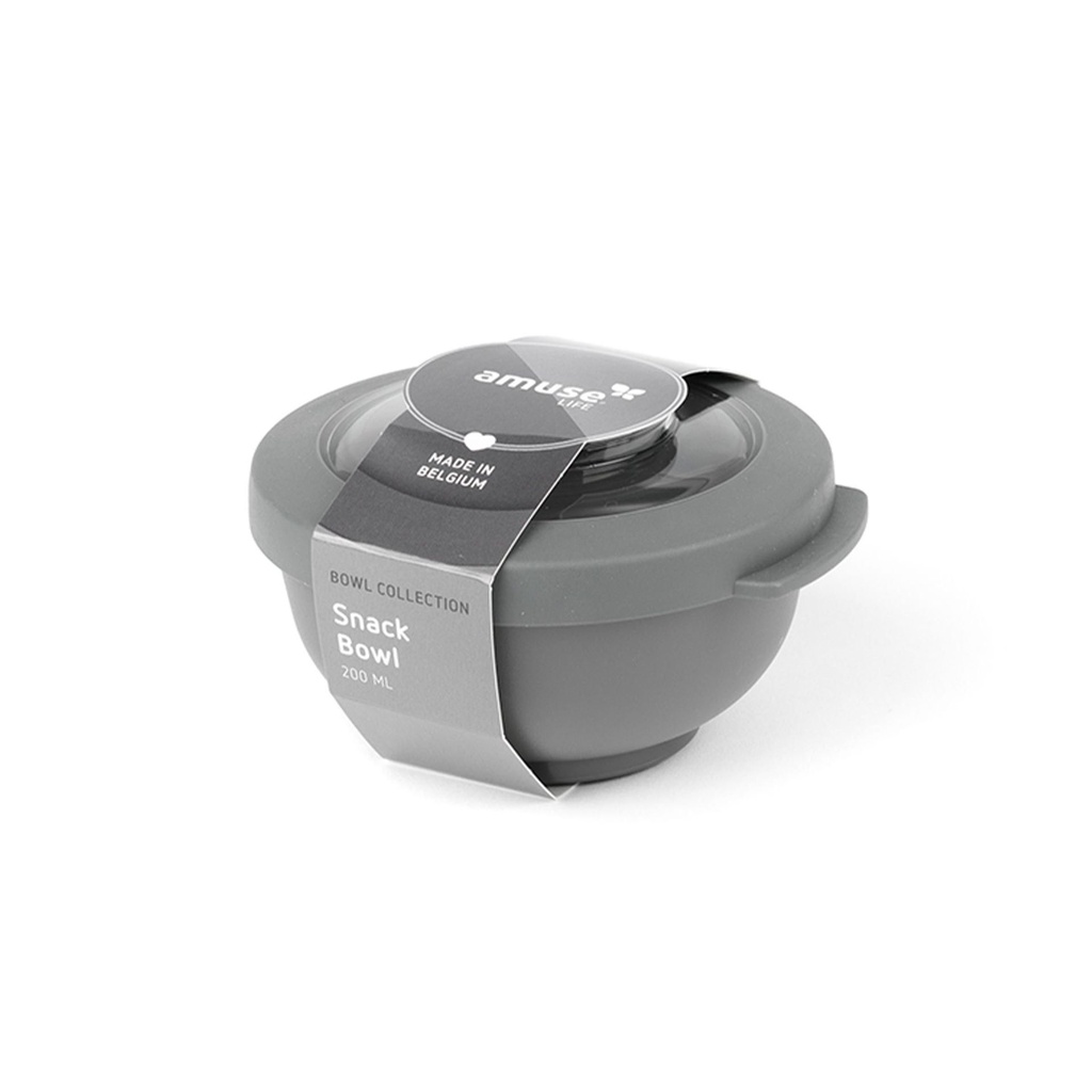 Amuse Life Bowl 200ml grey in retail sleeve
