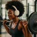 GRUNDIG ANC Bluetooth Headphone 300mAh Beige used in gym.jpg