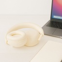 GRUNDIG ANC Bluetooth Headphone 300mAh Beige on table.jpg