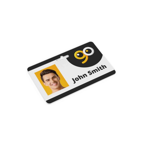 Badge Company Pass (54 x 85 mm, Ingen personalisering framsida, Ingen individuell personalisering framsida, Ingen personalisering baksida, Ingen individuell personalisering baksida, Inget tillbehör, Inget monterat tillbehör, Ingen professionell hjälp med tryckoriginal)