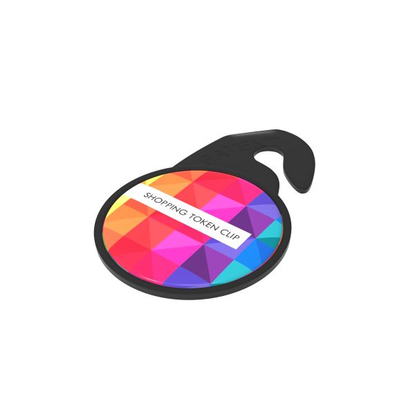 Nyckelring Shopping Token Clip