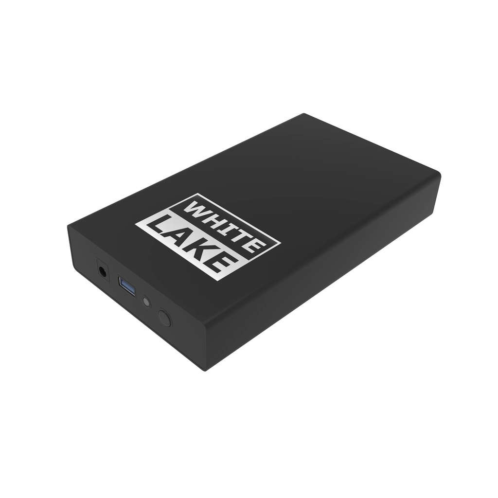 White Lake Ultra External HDD (Nero, Disco rigido da 3 TB 3,5, Nessuna personalizzazione, Nessuna personalizzazione individuale sul prodotto, Nessuna assistenza grafica professionale)