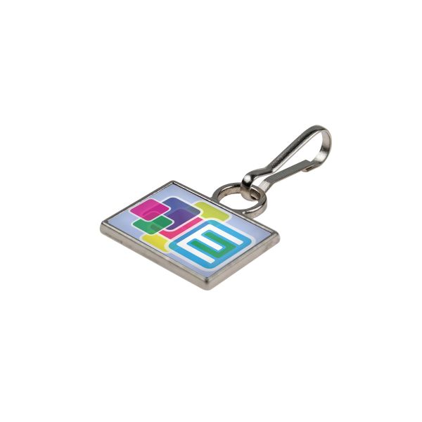 Zipper Puller (Rechthoekig 18 x 13 mm, Geen personalisatie, Geen individuele personalisatie op product, Geen professionele hulp bij opmaak)