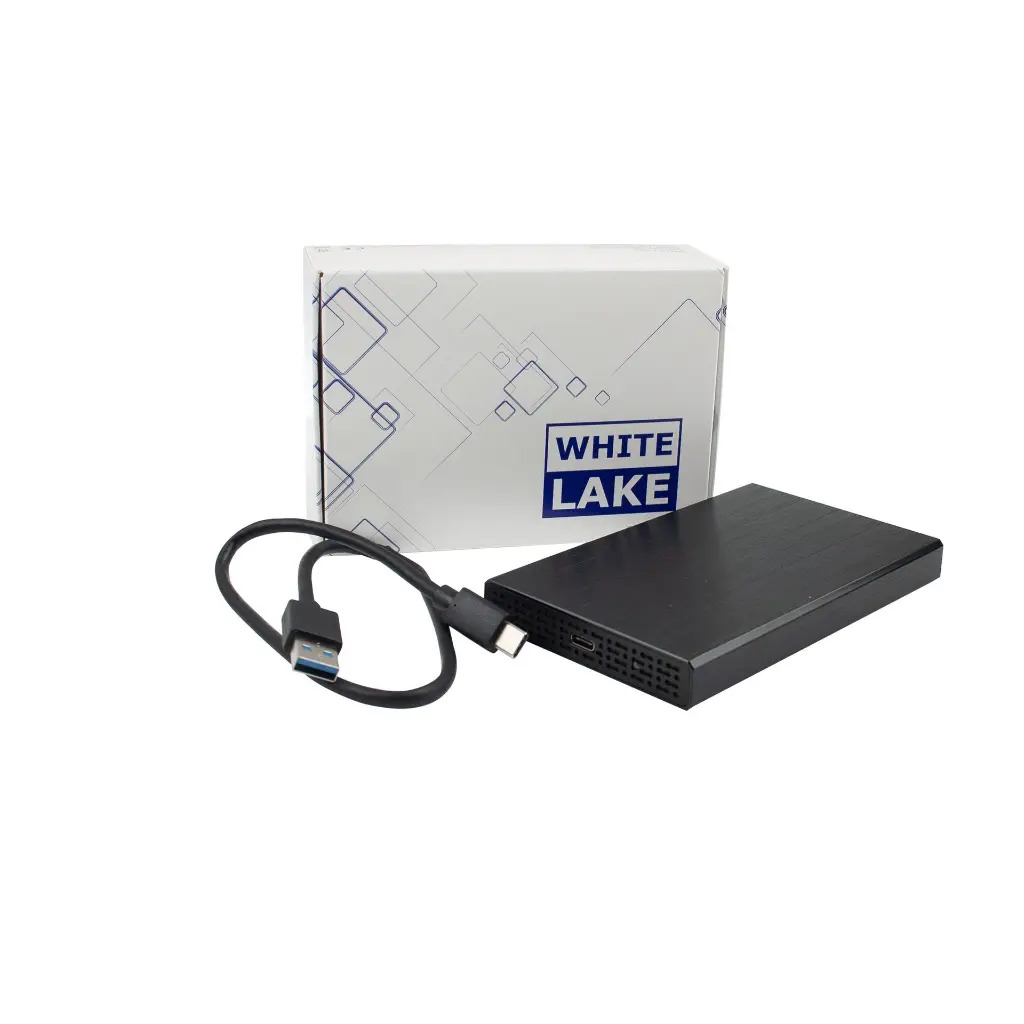 White Lake Pro External HDD (Black, HDD 500GB 2.5, No personalization, No individual personalization on product, No Professional artwork assistance)
