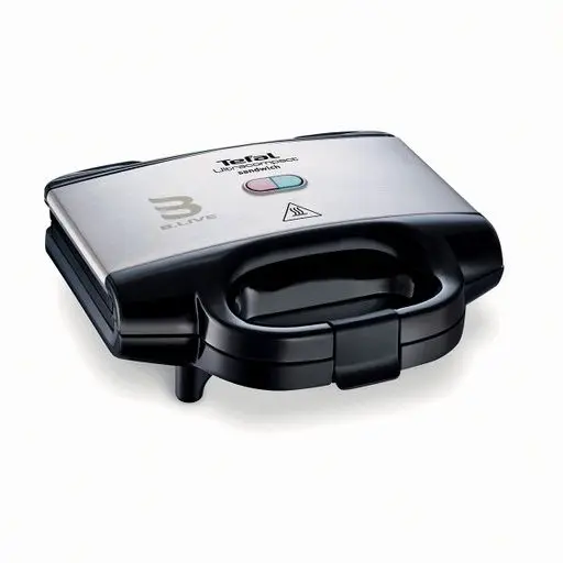 Tefal Ultra Compact Contactgrill (Silver, No personalisation, No individual personalisation on product, No packaging, No individual personalisation sleeve, No Professional artwork assistance)