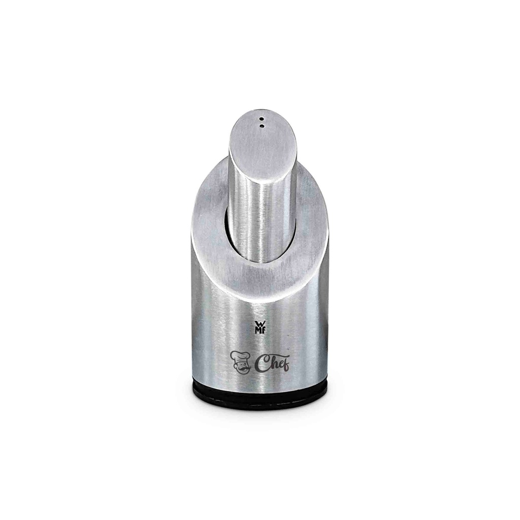 WMF Salt and Pepper Shaker Set Two in One (Silver, No personalization, No individual personalization on product, No packaging, No individual personalization sleeve, No Professional artwork assistance)