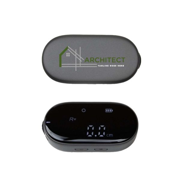 Powerit-Now Electronic Ruler (Black, No personalization, No individual personalization on product, No packaging, No individual personalization sleeve, No Professional artwork assistance)