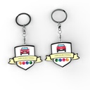 Key Ring Hard Double