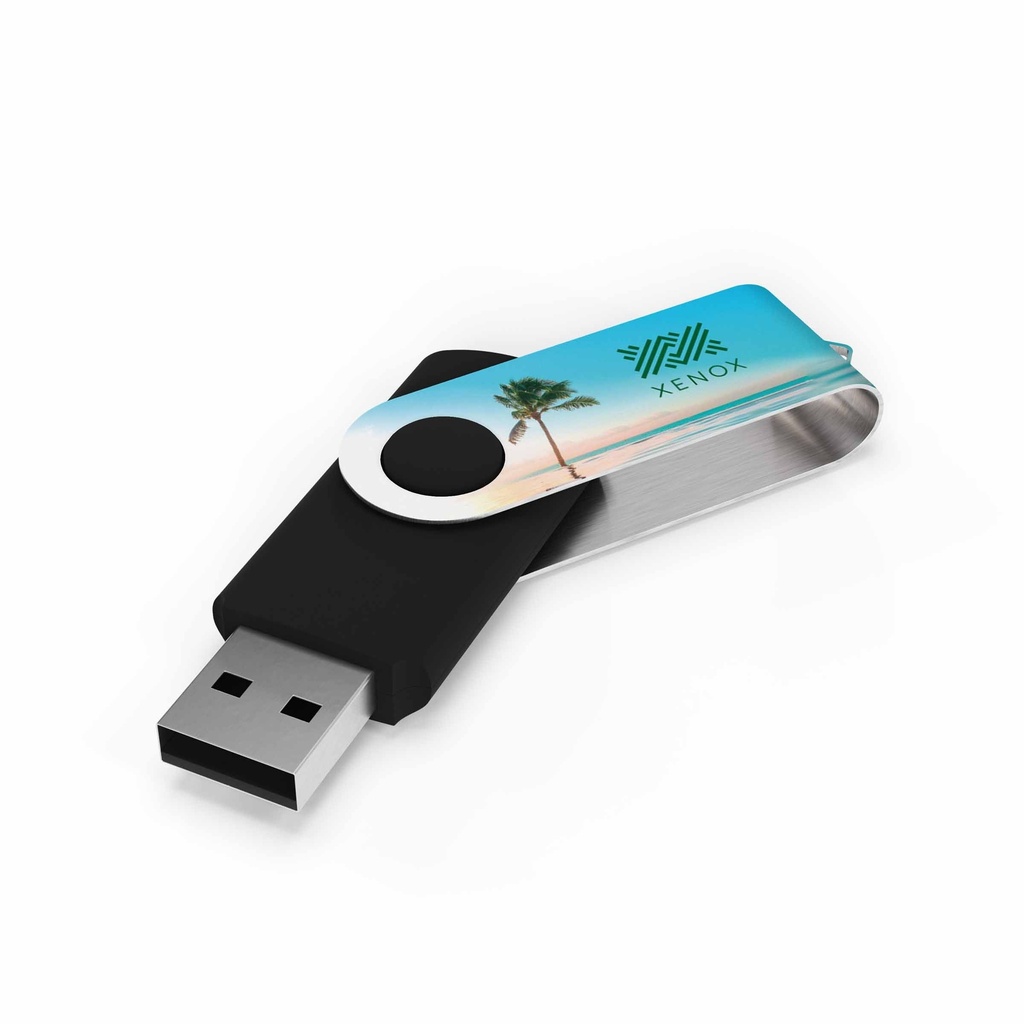 USB Stick Twister 3.0 Black (16GB 3.0, Žádné nahrávání dat, Žádná personalizace – přední strana, Žádná individuální personalizace – přední strana, Žádná personalizace – zadní strana, Bez příslušenství, Bez připojeného příslušenství, Bez obalu, Žádná profesionální grafická asistence)