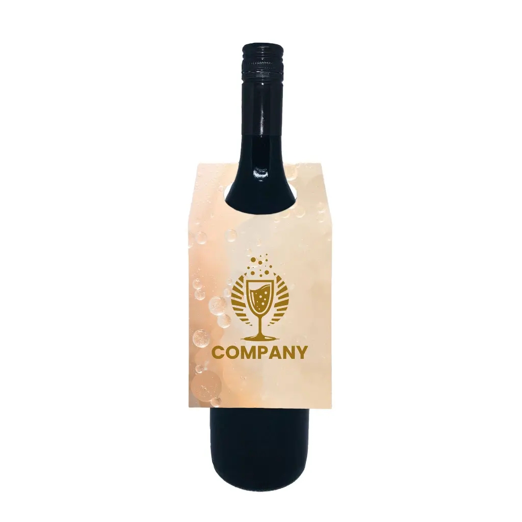 Sleeve for Wine Bottle (14 x 10 cm, Ei yksilöllistä personointia tuotteeseen, Ei ammattimaista grafiikka-apua)
