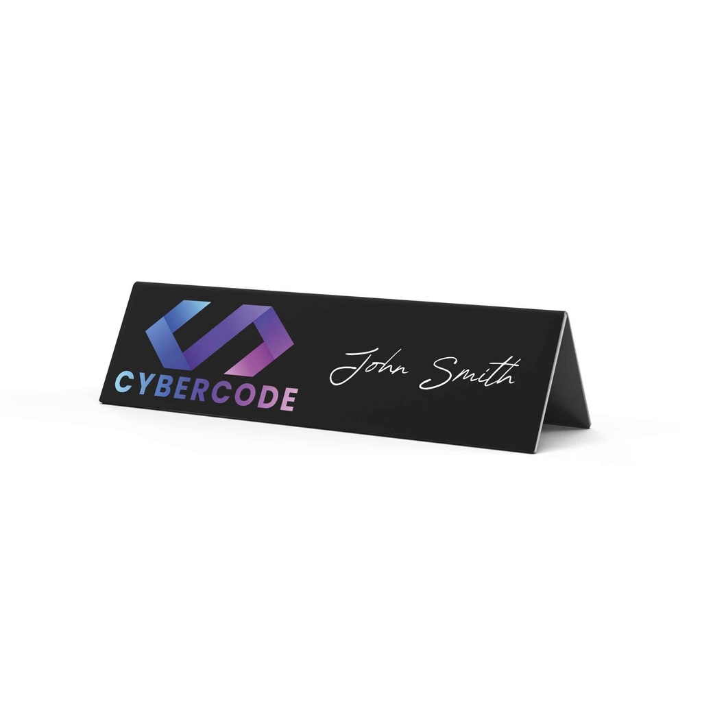 Table Name Plate (Chalkboard, No personalization, No individual personalization on product, No Professional artwork assistance)