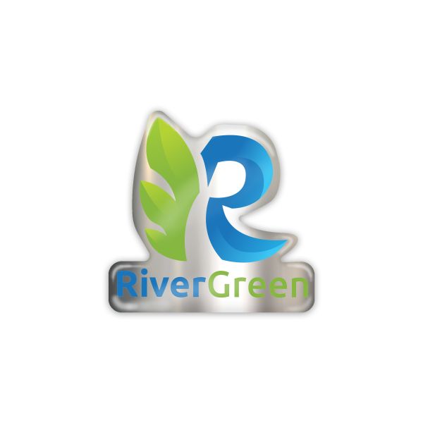 Doming Sticker Silver Matt