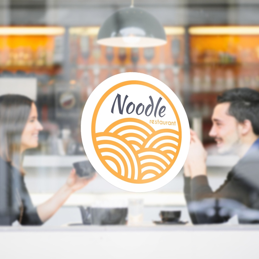 Window Sticker Double Sided Easy Apply