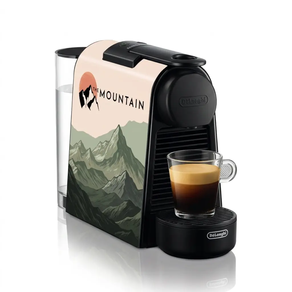 Delonghi Nespresso Essenza Mini (Black, No personalization, No individual personalization on product, No Professional artwork assistance)