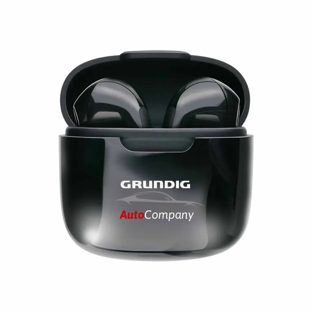 GRUNDIG Wireless Stereo Earphones Black (Zwart, Geen personalisatie, Geen individuele personalisatie op product, Geen verpakking, Geen professionele hulp bij opmaak)