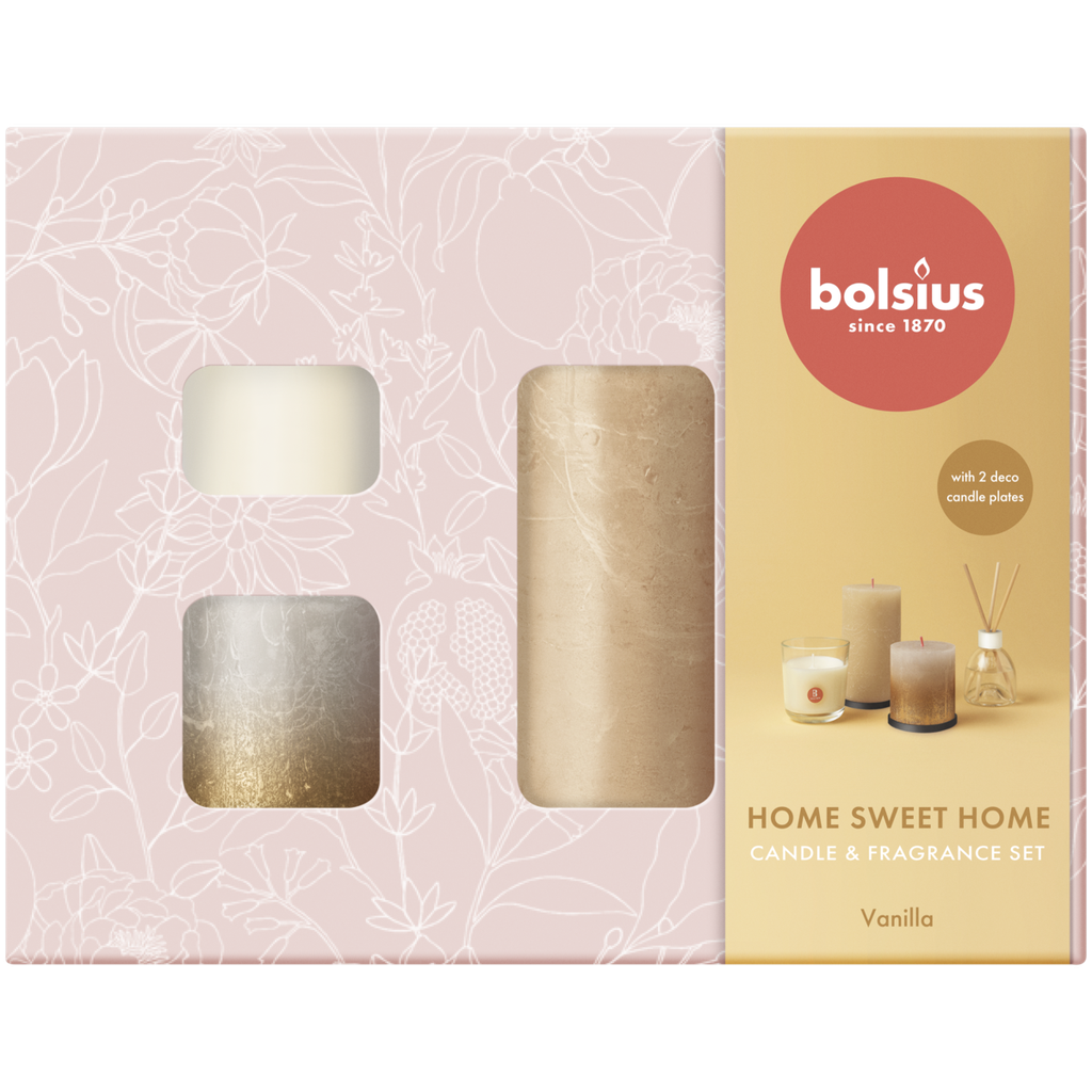 Bolsius Home Sweet Home Medium Gift Set