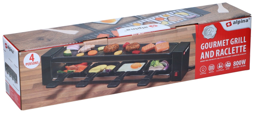 ALPINA Raclette Grill 230V 800W
