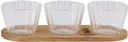 ALPINA Snack Serving Tray 31x10.5x6cm