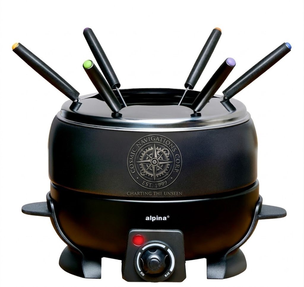 ALPINA Fondue Set 800W 2.3L Electric Black