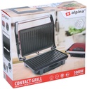 ALPINA Contact Grill 220-240V 1000W 27x17cm