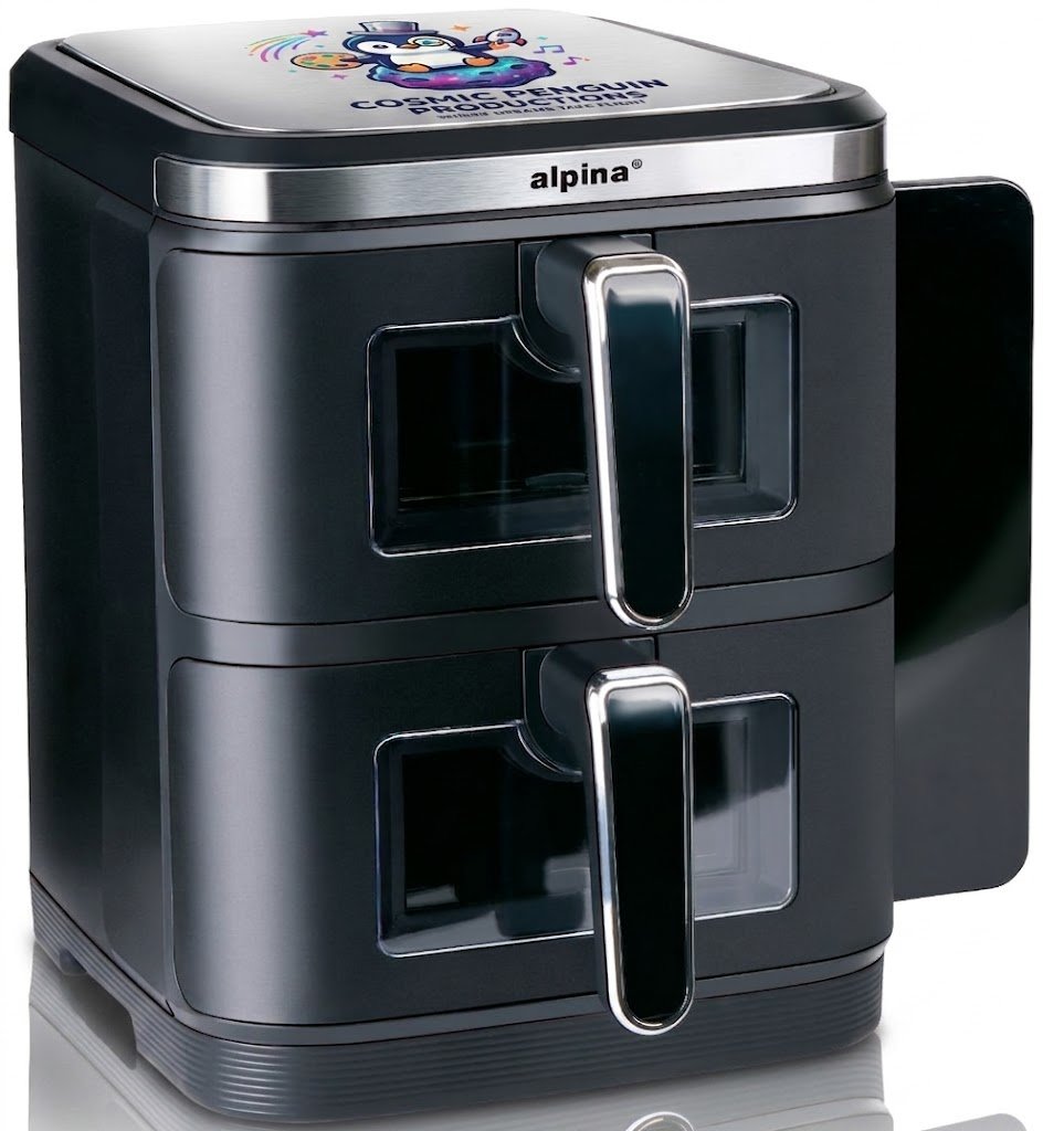 ALPINA Double Air Fryer 2x5.5L 2800W